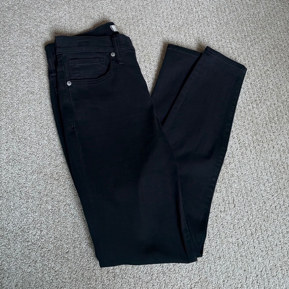 Madewell Denim - Madewell 9" Mid-Rise skinny jeans 26 black